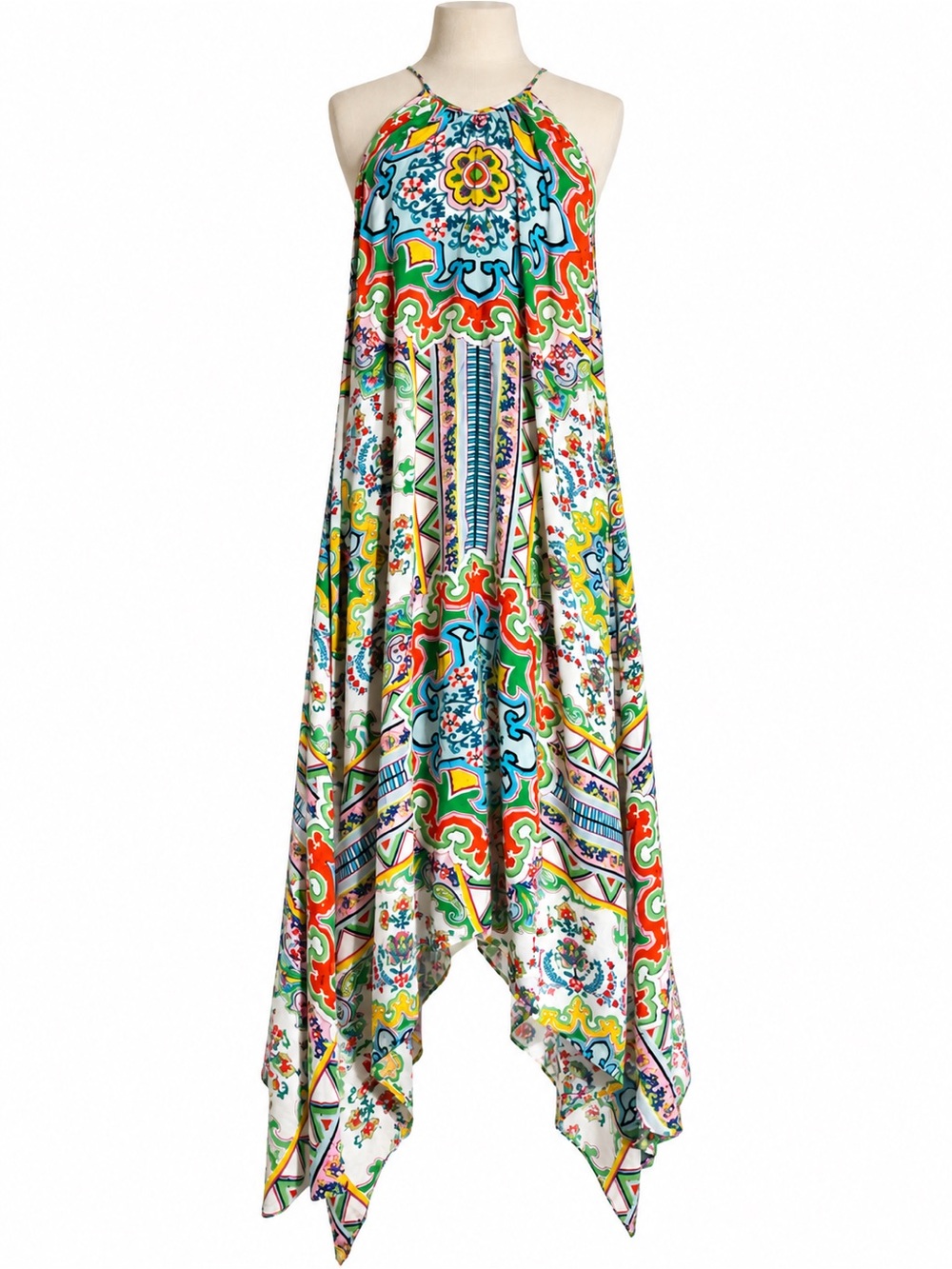 Anthropologie Ella Halter Tunic
Maxi Dress M/L Multicolor Boho